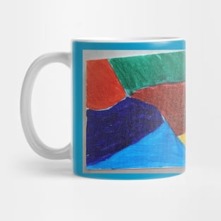 Colorful collage Mug